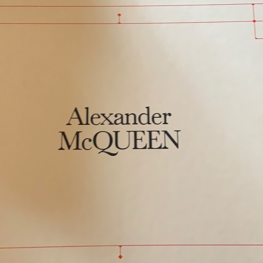 black on black glitter ALEXANDER MCQUEEN woman